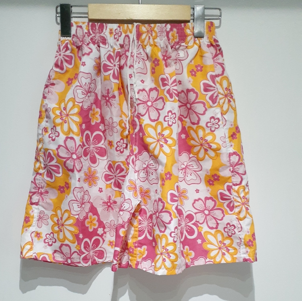 Vintage Floral Print Shorts